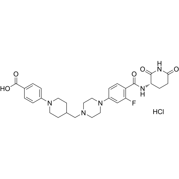 (S)-4-(4-((4-(4-((2,6-Dioxopiperidin-3-yl)carbamoyl)-3-fluorophenyl)piperazin-1-yl)methyl)piperidin-